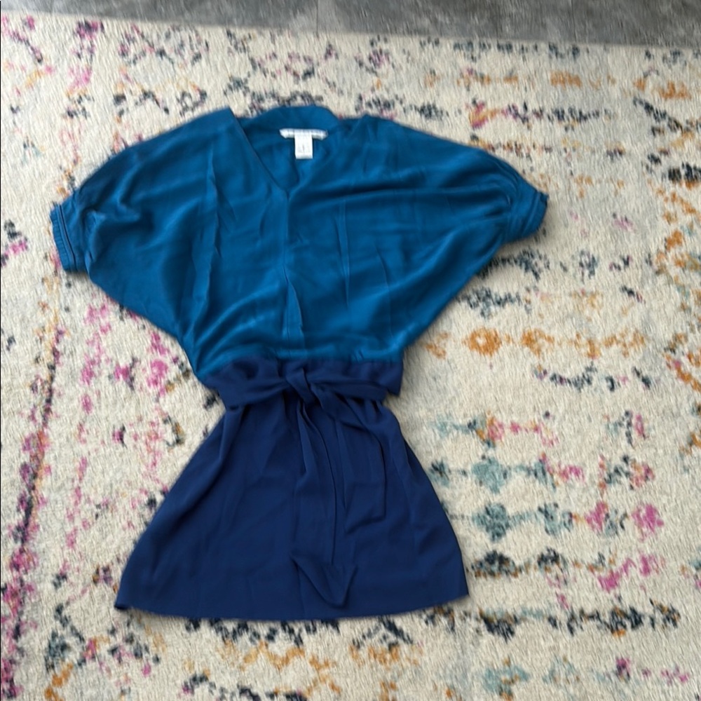 Diane Von Furstenberg Vibrant Blue Dress